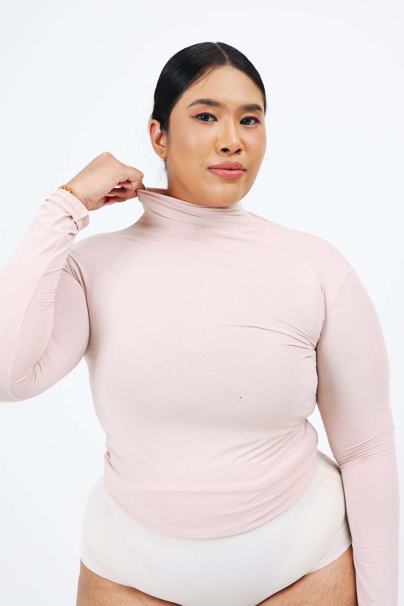SINGLET LONGSLEEVE HIGHNECK