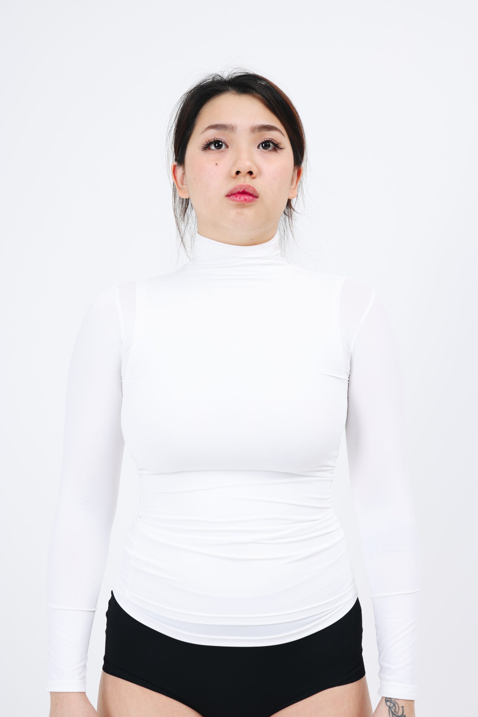SINGLET LONGSLEEVE HIGHNECK