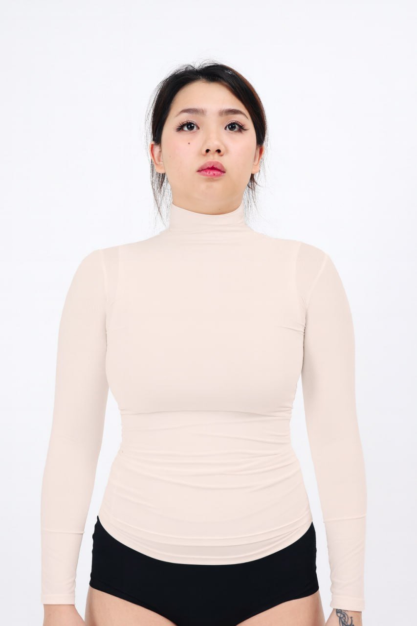 SINGLET LONGSLEEVE HIGHNECK