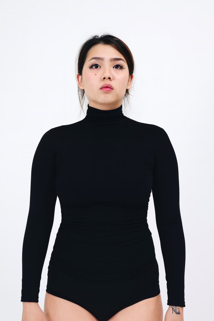 SINGLET LONGSLEEVE HIGHNECK